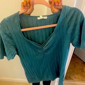 Maurices teal shirt